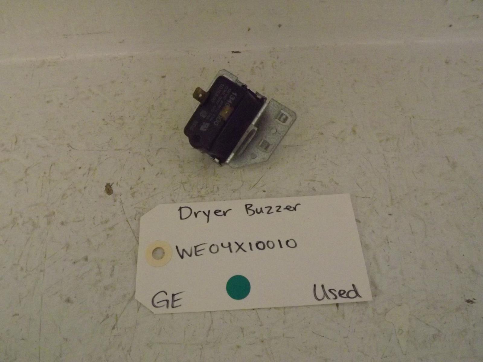 GE Dryer WE04X10010 Buzzer Used GE Dryer WE04X10010 Buzzer Used